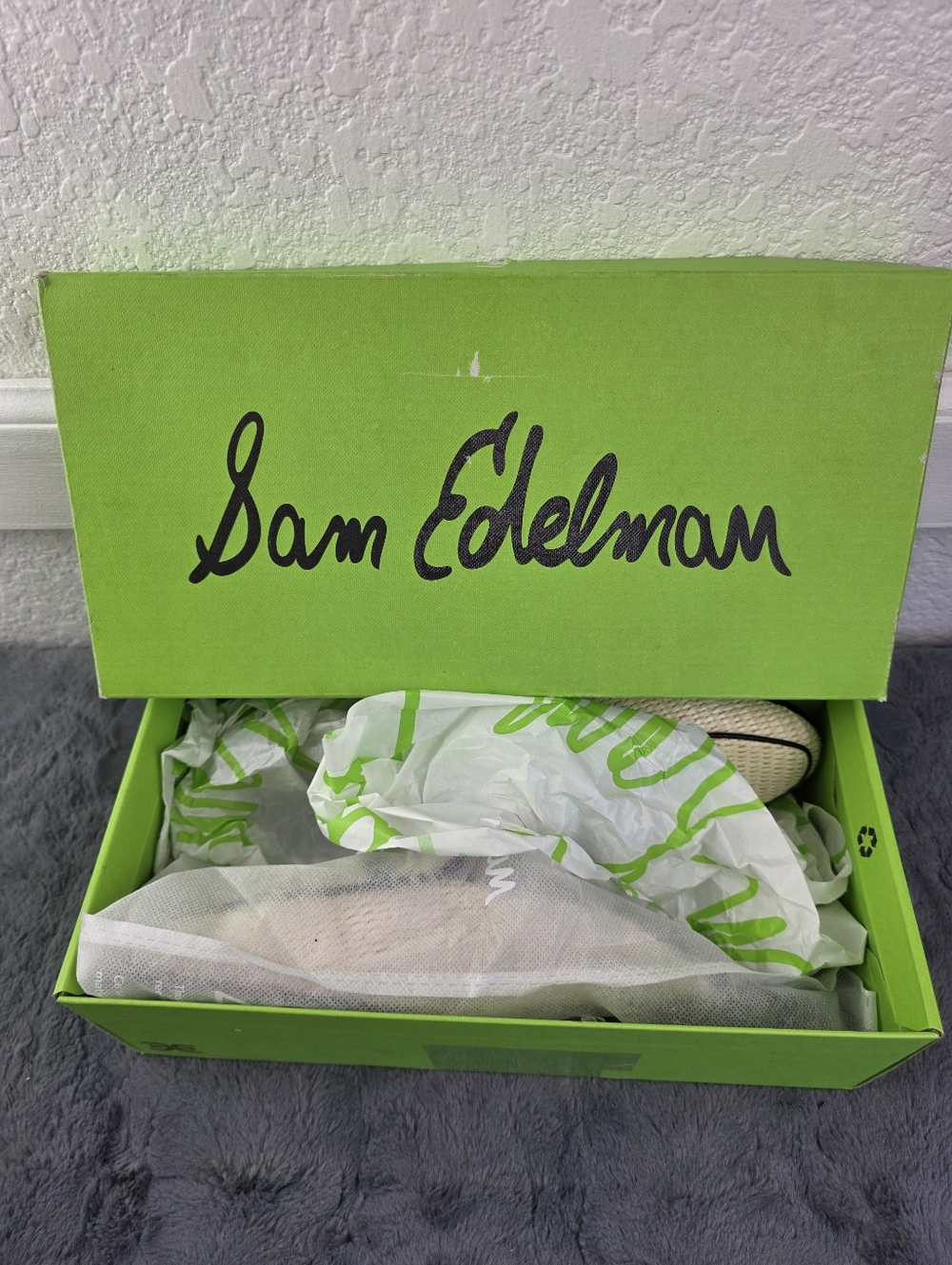 Sam Edelman Linnie, Linen Rafia Mules Size 10 - Picture 14 of 16